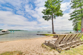 Modern Torch Lake Cottage with Dock Near Ski Resorts
